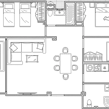 La Goleta 3 Апартаменты